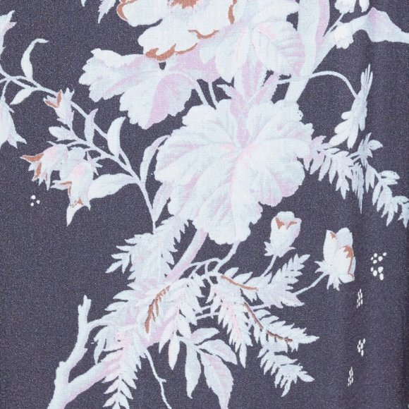 PAIGE Tolucah Floral Print Tie Shoulder Sundress Blue - Picture 3 of 8